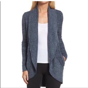 Barefoot Dreams Heather Blue Gray Cozychic Lite Size Small